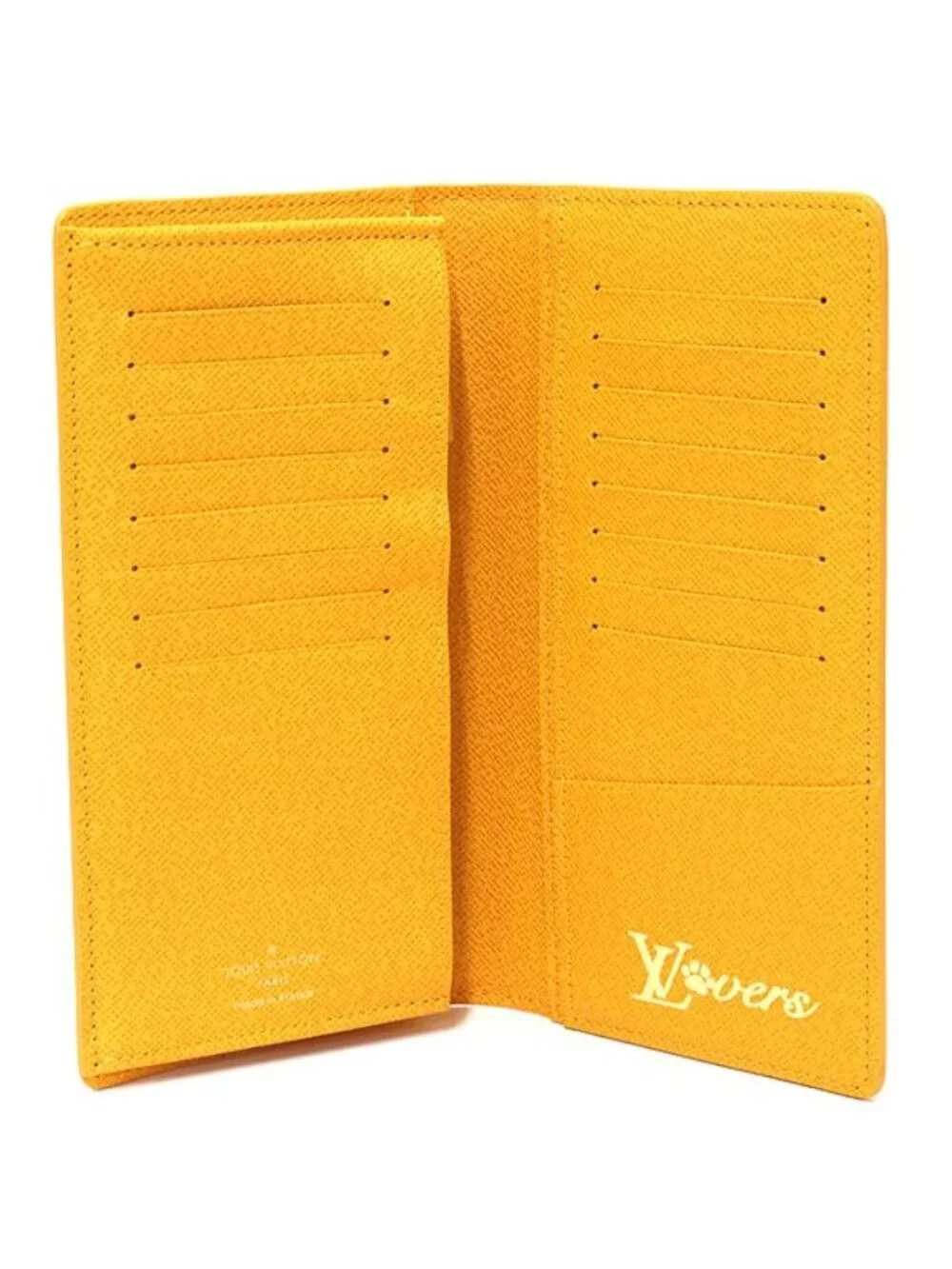 Louis Vuitton Portefeuille Brazza NM Wallet Monogram Heritage Canvas Yellow